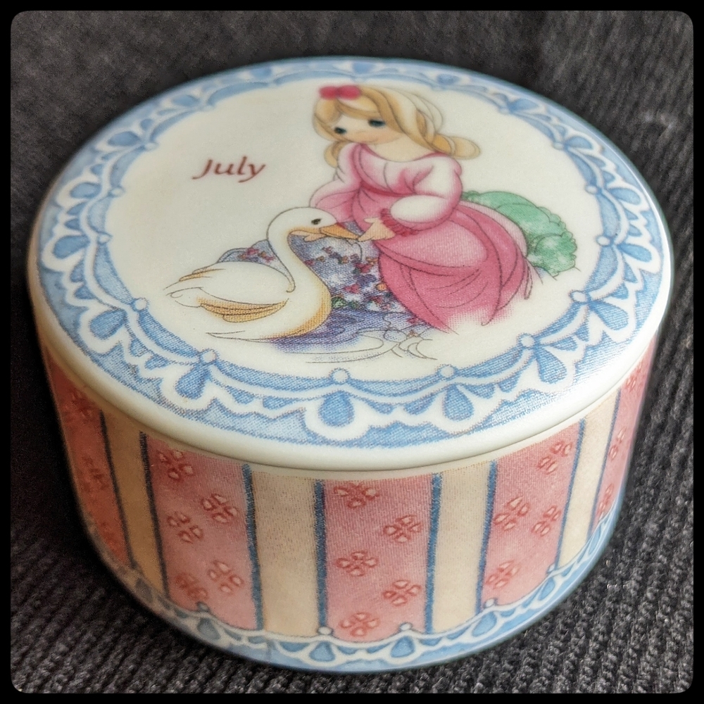 Precious Moments Trinket / Jewelry Box
July